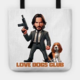 LOVE DOG (Gun) CLUB Tote