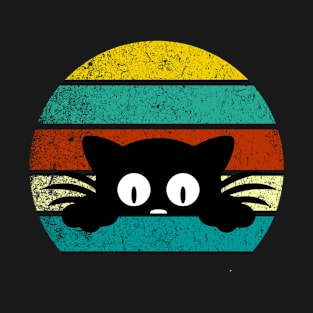 Vintage Black Cat T-Shirt