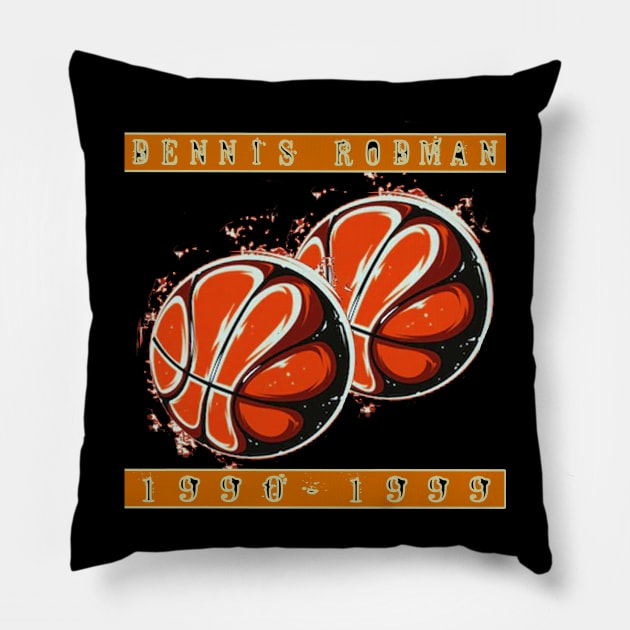 Dennis Rodman Pillow by Punyatoko