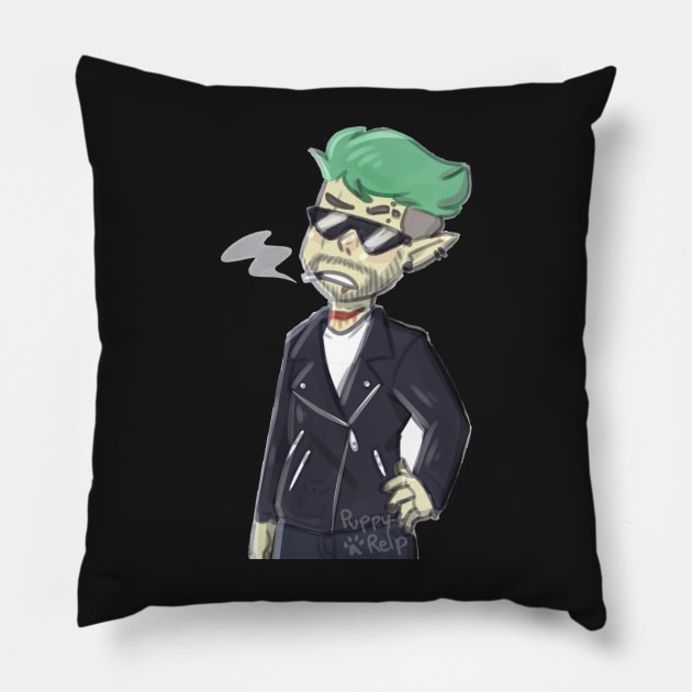 Cool Anti >:) Pillow by PuppyRelp