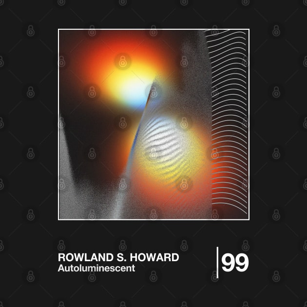 Rowland S Howard / Minimal Graphic Design Tribute by saudade