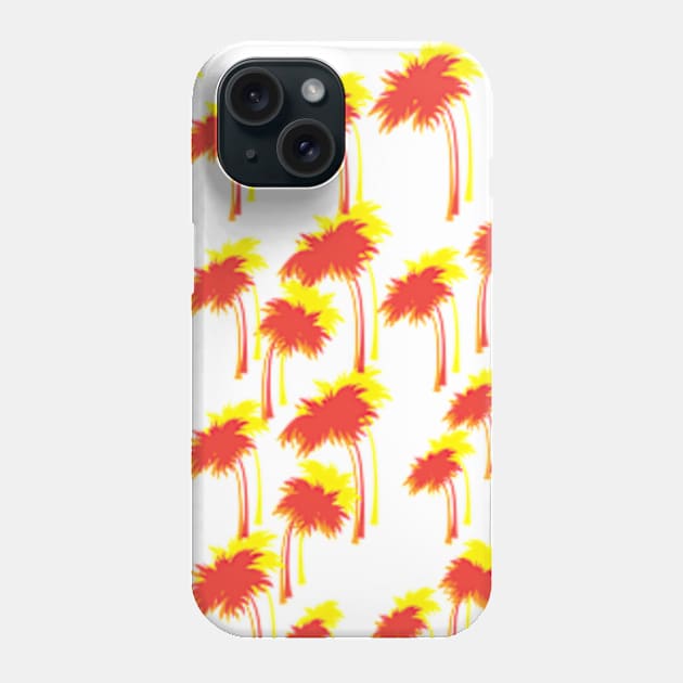 Palm Trees In A Pattern Phone Case by TeeFusion-Hub