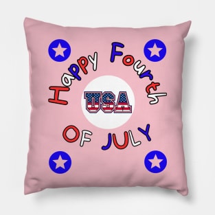 Happy fourth of july Pillow