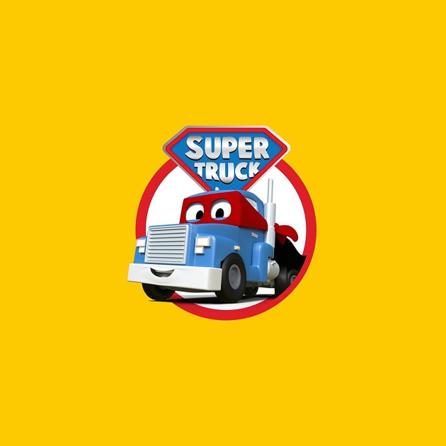 Carl the Super Truck of Car City by johnsonmargarette