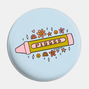 Pisces Crayon Pin