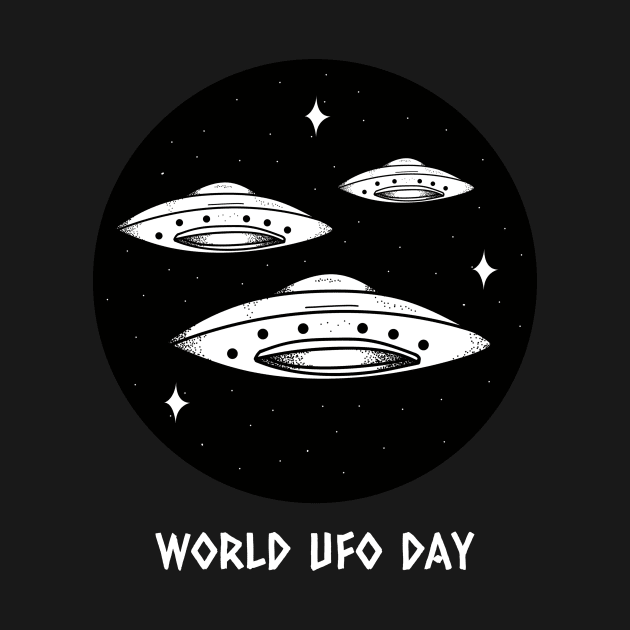 World Ufo Day - UFO, Space by SpaceMonkeyLover