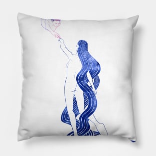 Nereid and Aurai Pillow