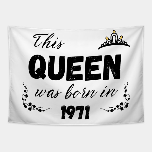 Queen born in 1971 Tapestry by Kenizio 