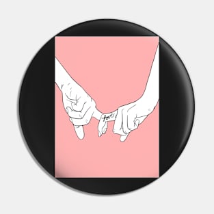 hands / love Pin