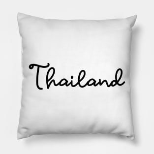 Thailand - black Pillow