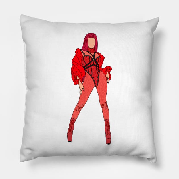 Krystal Versace Pillow by doctorbihcraft