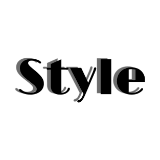 Minimalist fashion aesthetic Style That Style fashion trend elegant cool high fashion IT stylish design unique minimalism modern script text T-Shirt