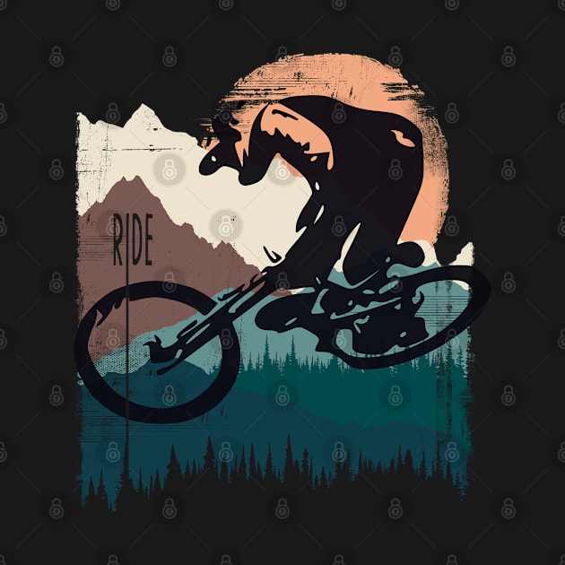 MTB Ride Mountains (small and back) by OneRedFox