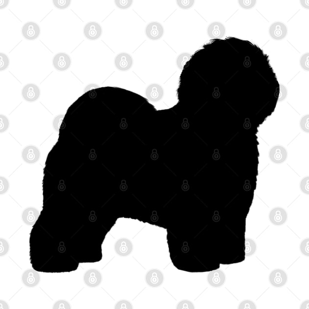 Old English Sheepdog Silhouette by Coffee Squirrel