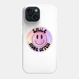 Smile More Often -Peach Phone Case