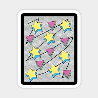 Fun 90's nostalgia shape design Magnet