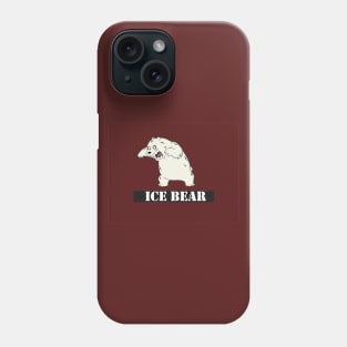 ice bear angry Phone Case