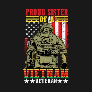 U.S. Flag Sister Vietnam Veteran Day T-Shirt