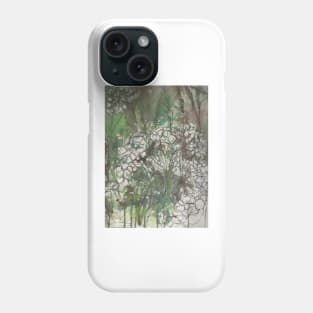 English Summer meadow, grasses, flowers, cowparsley design Phone Case