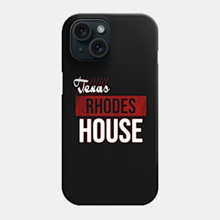 Texas rhodes house Phone Case