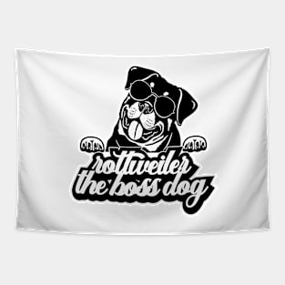 Rottweiler The Boss Dog Tapestry