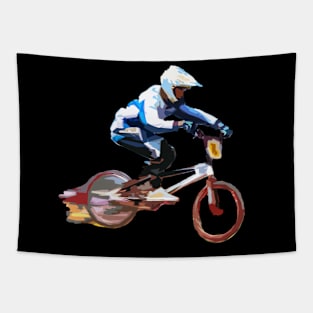 bmx racing Tapestry