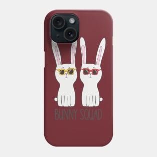 Bunny Squad, Funny Cute Pet Rabbit Lover Phone Case