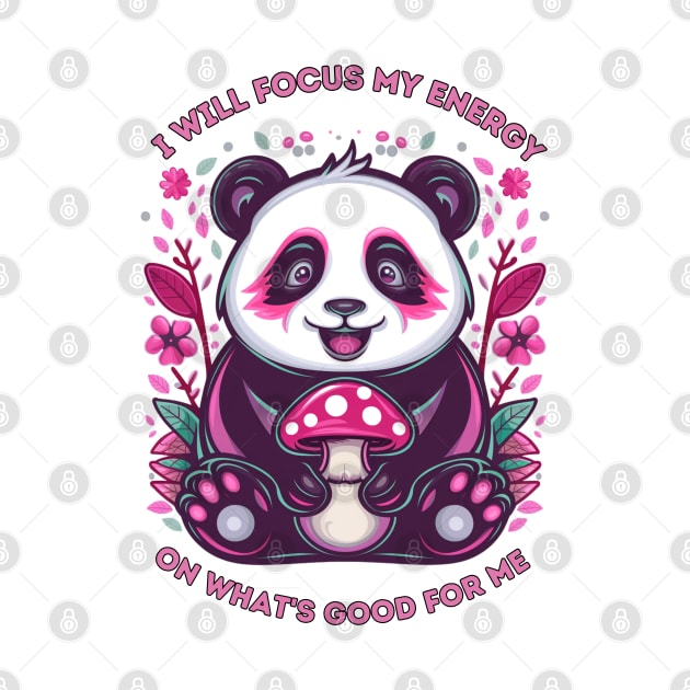 Positive Panda, Energy Focus by twitaadesign