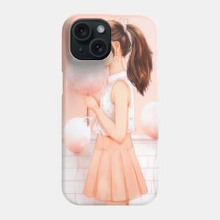 Peach Pastel Girl Phone Case