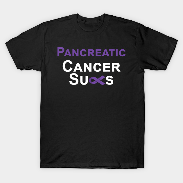 Discover Cancer Sucks T Shirt Pancreatic Cancer Awareness - Cancer Sucks - T-Shirt