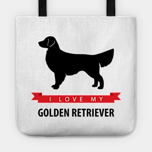 I Love My Golden Retriever Tote