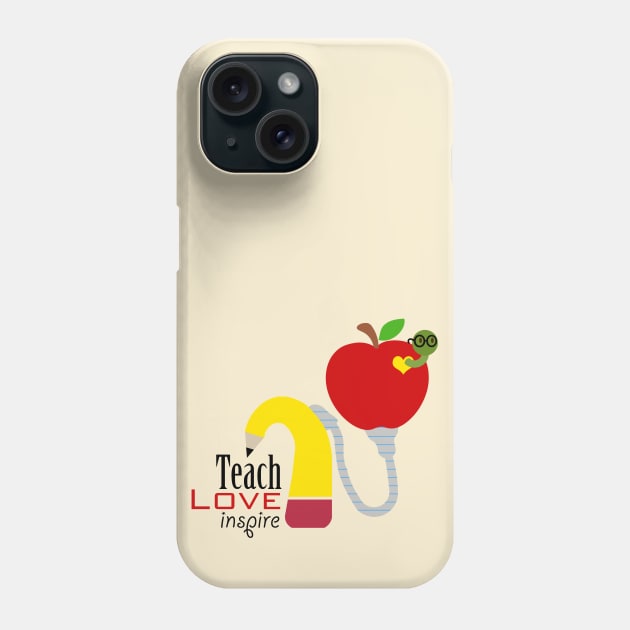 Cochlear Implant - Teach,  Love, Inspire Phone Case by First.Bip