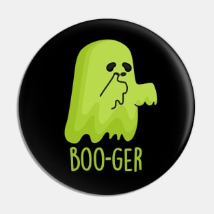 Boo-ger Cute Halloween Booger Ghost Pun Pin