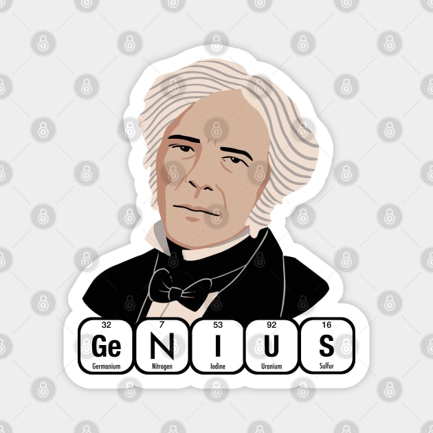 GENIUS Michael Faraday Magnet by firstsapling@gmail.com