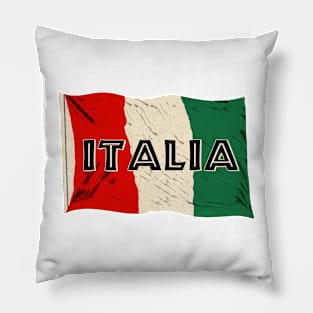 Italia Flag Italy Italian Rome Venice Florence Pillow