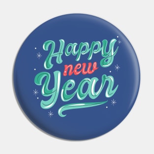 Happy New Year Pin