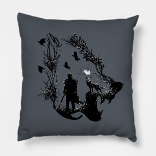 Lone Wolf Pillow