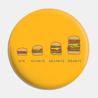 Burger Bite Pin