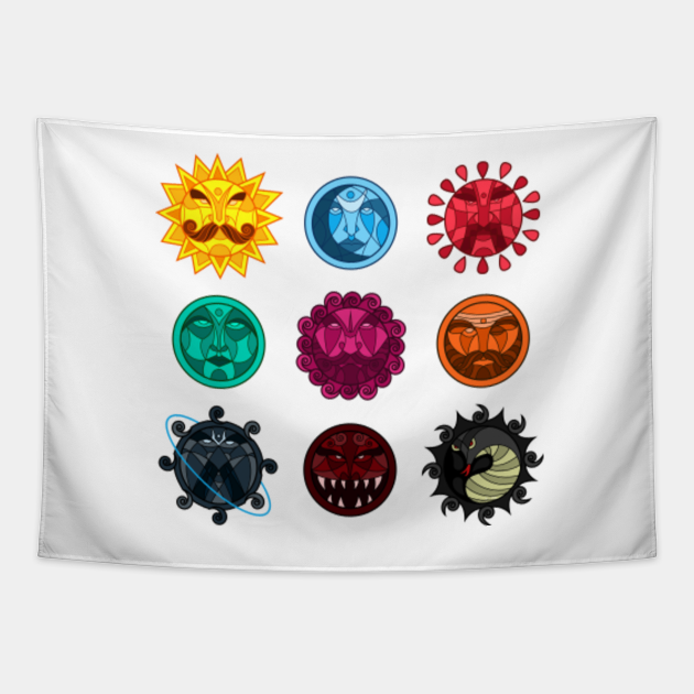 Astrology Astrology Tapestry sold by Sinhala Mammal Ayla Secura