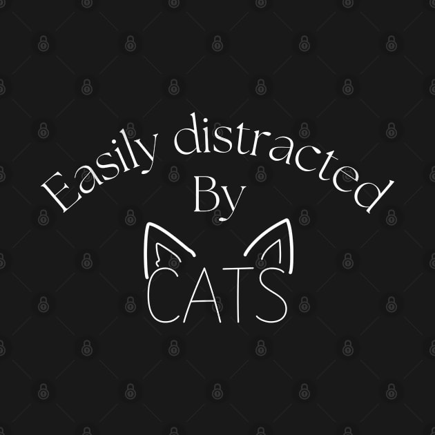 Easily distracted by cats by MFVStore