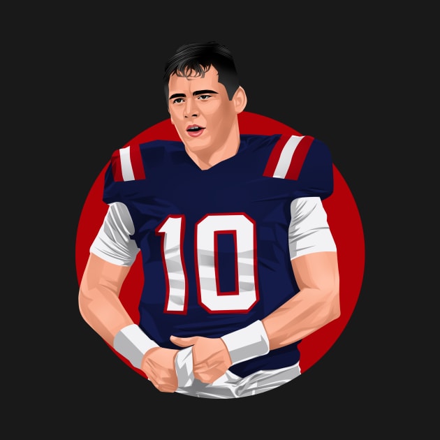 Mac Jones New England Patriots by Arissetyo