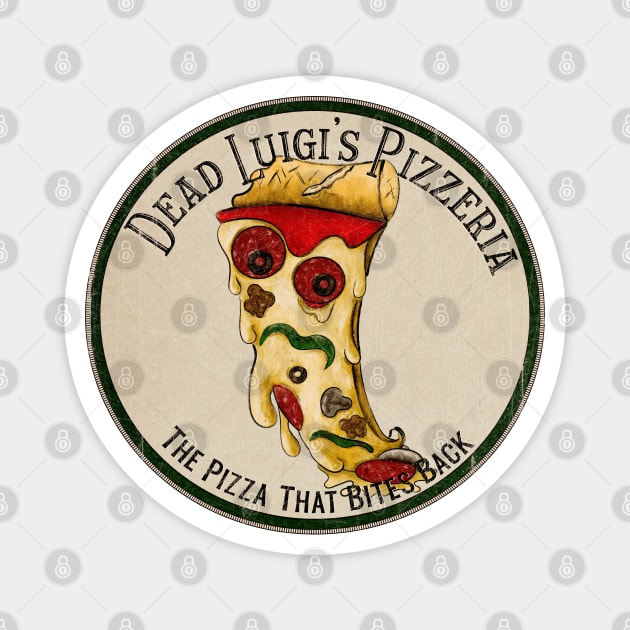 Dead Luigi's Pizzeria Magnet by ArtsofAll