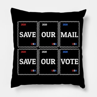 Save Our Mail Save Our Vote Pillow