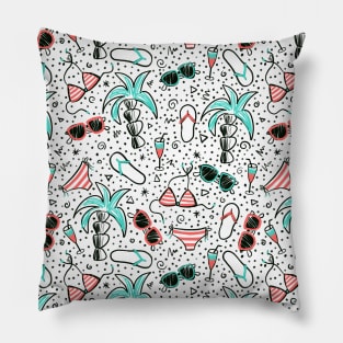 Doodle Summer Pillow