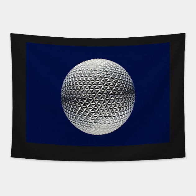 The great geodisic sphere Tapestry by dltphoto