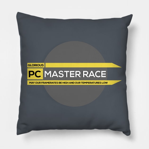 Glorious PC Master Race! Pillow by ericb