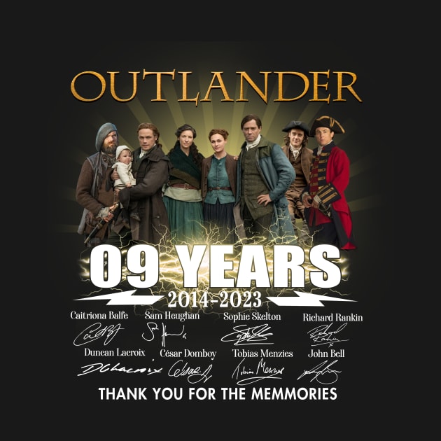 08 Years Outlander Anniversary Thank You For The Memories Movie by devanpm