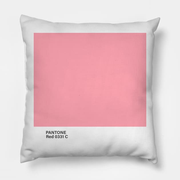 pantone Red 0331 C Pillow by princessmi-com