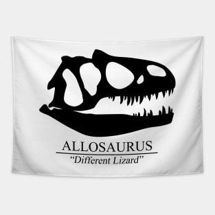 Allosaurus Skull Tapestry