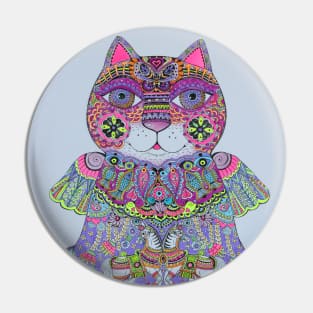 Angel cat Pin